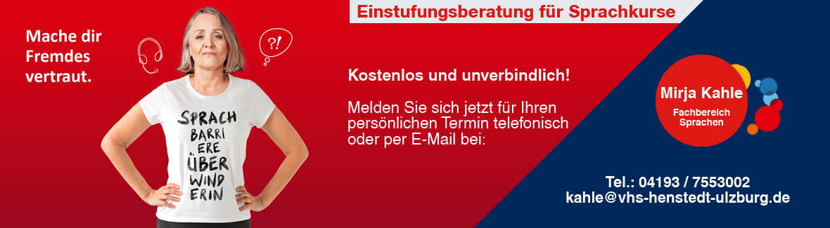 VHS Henstedt Ulzburg - Sprachen
